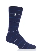 Heat Holders Men's Ultra Lite Corbin Fine Stripe Crew Sock