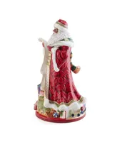 Fitz and Floyd Holiday Home African American Santa Figurine