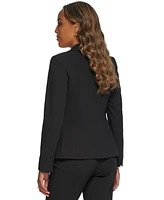 Calvin Klein Women's One Button Blazer