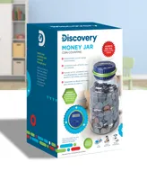 Discovery Kids Digital Coin-Counting Money Jar with Lcd Screen