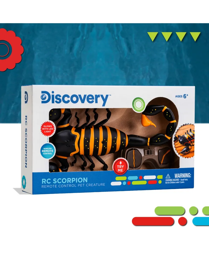 Discovery Kids Rc Scorpion, Glow In The Dark Body, Wireless Remote-Control Toy for Kids