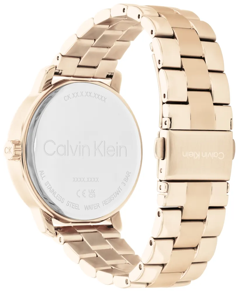 Calvin Klein Women's Gold-Tone Stainless Steel Bracelet Watch 38mm