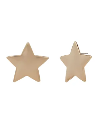 Robert Lee Morris Soho Women's Celestial Button Earrings - Shiny Gold