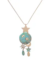 Robert Lee Morris Soho Women's Celestial Patina Pendant Necklace