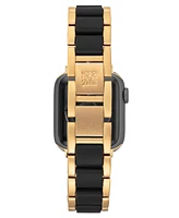 Anne Klein Women's Gold-Tone and Tide Plastic Bracelet designed for Apple Watch 42mm (Series 10) & 38/40/41mm