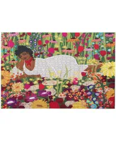 Enchantmints Piece and Love Woman in Flowers 1000 Piece Jigsaw Puzzle Set, 23" x 23"