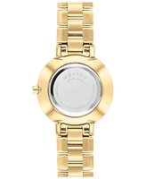 Movado Women's Faceto Swiss Quartz Yellow Pvd Bracelet Watch 28mm