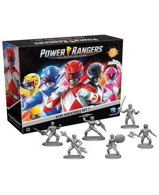 Power Rangers Roleplaying Game Hero Unpainted Miniature Set, 12 Piece