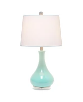 Lalia Home Droplet Table Lamp with Fabric Shade