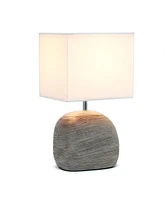 Simple Designs Bedrock Ceramic Table Lamp