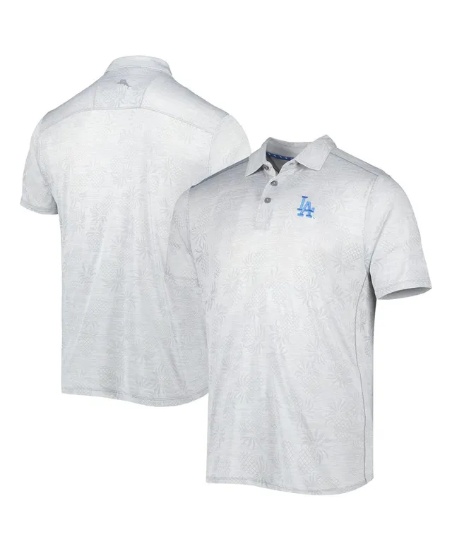 Tommy Bahama Men's Gray Chicago Cubs Palm Coast Delray Fond IslandZone  Allover Polo Shirt