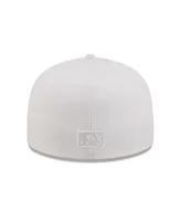 Men's New Era Los Angeles Dodgers White on 59FIFTY Fitted Hat