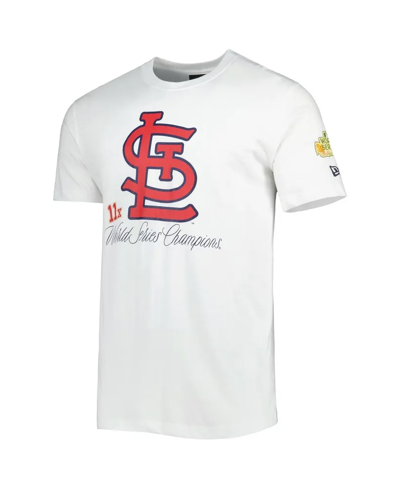 Men's New Era White St. Louis Cardinals Historical Championship T-shirt