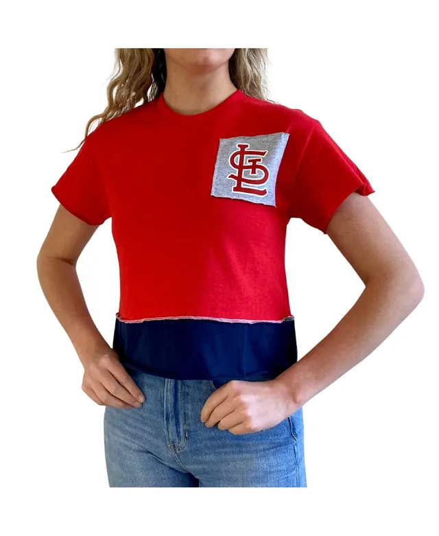 Refried Apparel Women's Red St. Louis Cardinals Fitted T-shirt