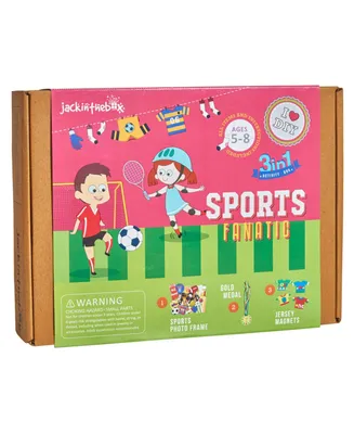 Kobal Sales and Marketing Ltd Toys Sports Fanatic 3 Activities in 1 Diy Craft Set
