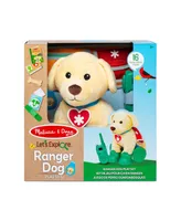 Melissa and Doug Lets Explore Ranger Dog Plush with Search And Rescue Gear