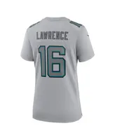 Women's Nike Trevor Lawrence Gray Jacksonville Jaguars Atmosphere Fashion Game Jersey