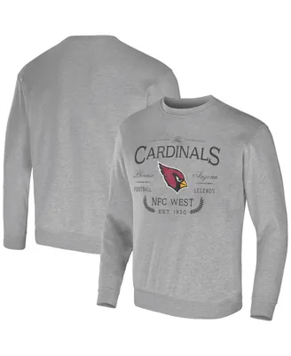 Men's Nfl x Darius Rucker Collection by Fanatics Heather Gray Arizona Cardinals Pullover Sweatshirt