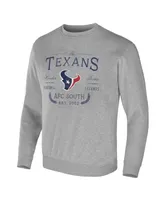 Men's Nfl x Darius Rucker Collection by Fanatics Heather Gray Houston Texans Pullover Sweatshirt