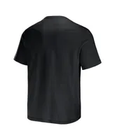 Men's Nfl x Darius Rucker Collection by Fanatics Black Las Vegas Raiders Stripe T-shirt