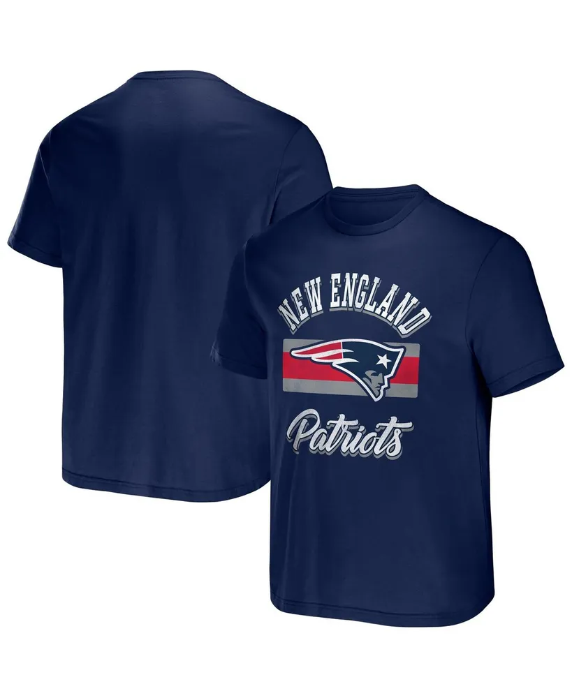 Men's Nfl x Darius Rucker Collection by Fanatics Navy New England Patriots Stripe T-shirt