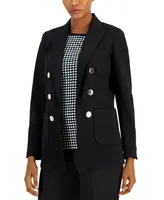 Anne Klein Women's Faux Double-Breasted Jacket