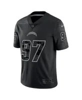 Men's Nike Joey Bosa Black Los Angeles Chargers Reflective Limited Jersey