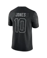 Men's Nike Mac Jones Black New England Patriots Reflective Limited Jersey