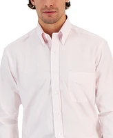 Club Room Men's Regular Fit University Stripe Dress Shirt, Created for Macy's