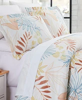 Southshore Fine Linens Tropic Leaf 3 Piece Comforter Set, Full/Queen