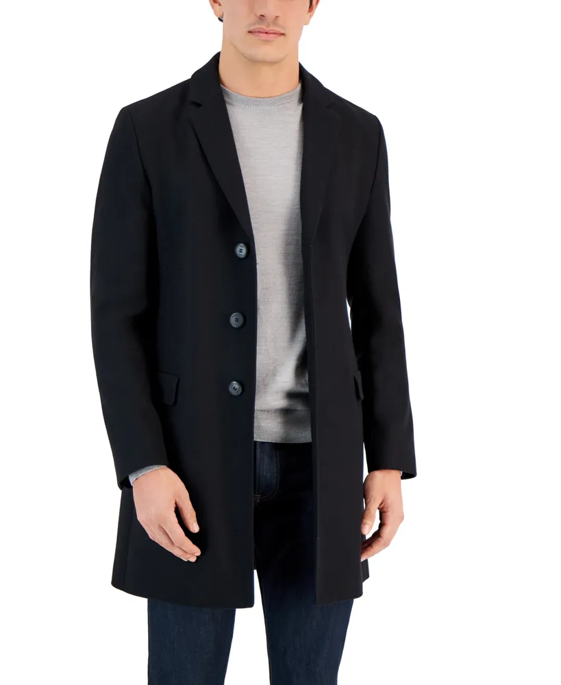 Hugo by Hugo Boss Men's Migor Slim-Fit Solid Wool Overcoat