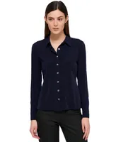 Tommy Hilfiger Women's Point-Collar Blouse