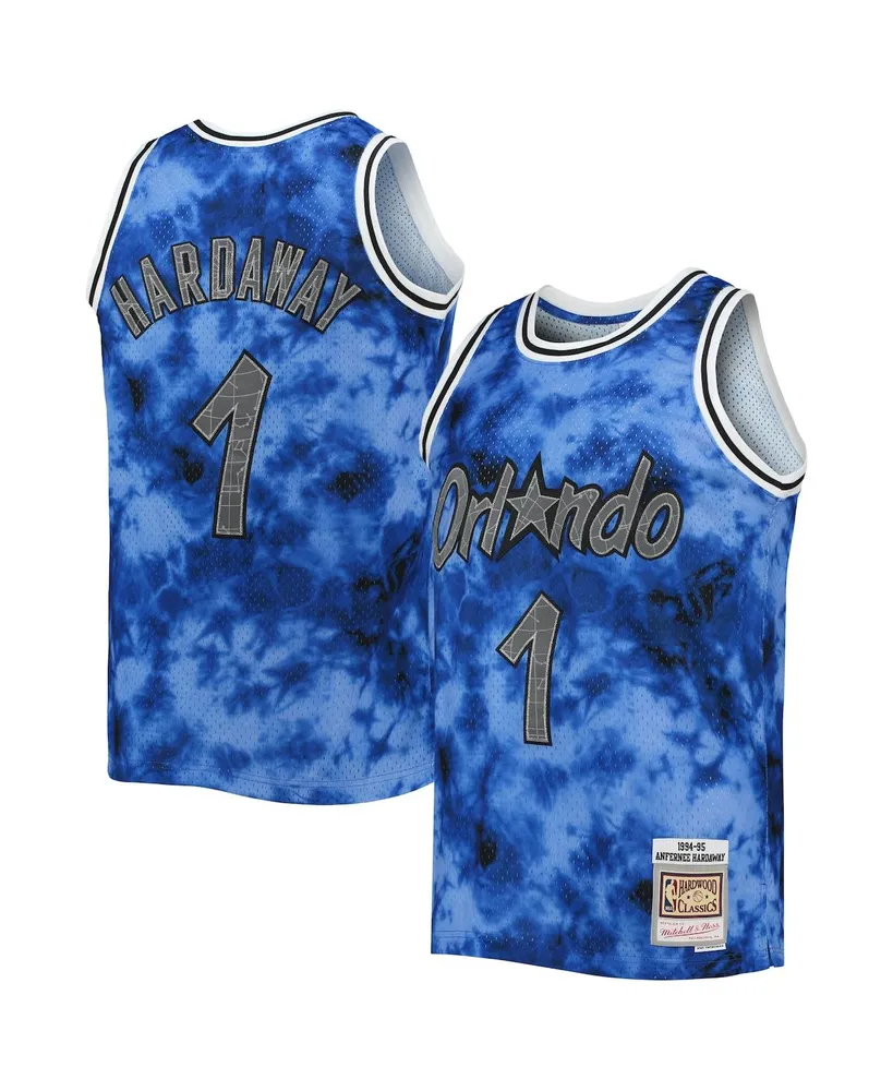  Mitchell & Ness Shaquille O'Neal Orlando Magic Swingman Jersey  Blue (Small) : Sports & Outdoors