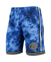 Men's Mitchell & Ness Royal Golden State Warriors Hardwood Classics 1995 Galaxy Swingman Shorts