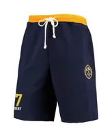 Men's Jamal Murray Navy Denver Nuggets Big and Tall French Terry Name and Number Shorts