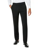 Tommy Hilfiger Men's Modern-Fit Flex Stretch Black Tuxedo Pants