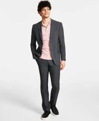 Dkny Mens Modern Fit Stretch Suit Separates