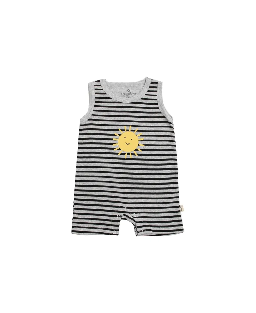 Snugabye Baby Boys Sleeveless Romper