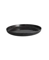 Fortessa Melamine Camp Charcoal Coupe Round Plates, Set of 6