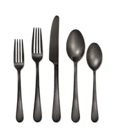 Hampton Forge Mirabella Satin Gunmetal Titanium 18/0 Stainless Steel 20 Piece Set, Service for 4