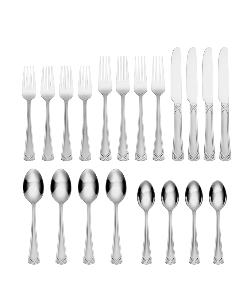 Hampton Forge Evansville Frosted 20 Piece Set, Service for 4