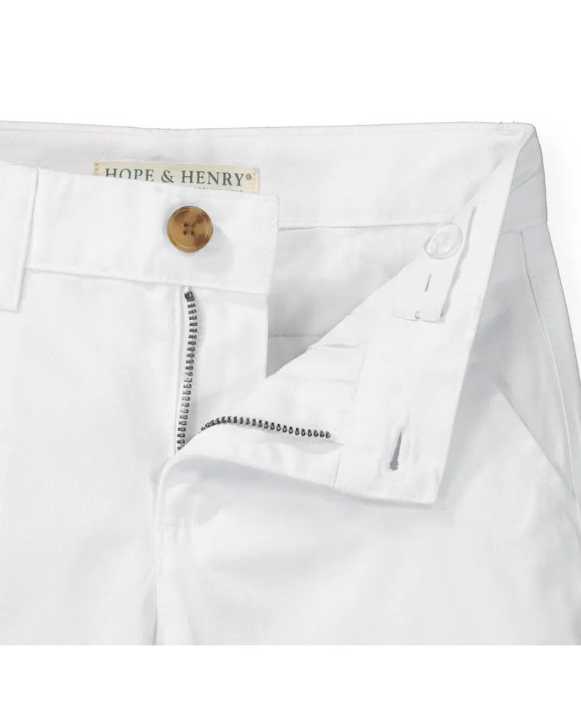 Hope & Henry Big Boys Organic Cotton Stretch Chino Short