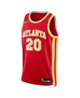 Men's and Women's Nike John Collins Red Atlanta Hawks 2022/23 Swingman Jersey - Icon Edition