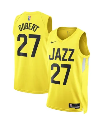 Men's and Women's Nike Rudy Gobert Gold Utah Jazz Swingman Jersey - Icon Edition