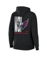 Women's Wear by Erin Andrews Black Winnipeg Jets Sponge Fleece Full-Zip Hoodie