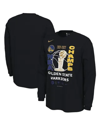 Men's Nike Black Golden State Warriors 2022 Nba Finals Champions Locker Room Long Sleeve T-shirt