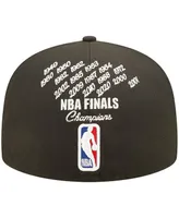 Men's New Era Black Los Angeles Lakers 17x Nba Finals Champions Crown 59FIFTY Fitted Hat