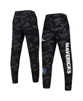 Men's New Era Black, Camo Dallas Mavericks Tonal Joggers
