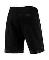 Men's Pro Standard Toronto Raptors Triple Black Gloss Shorts