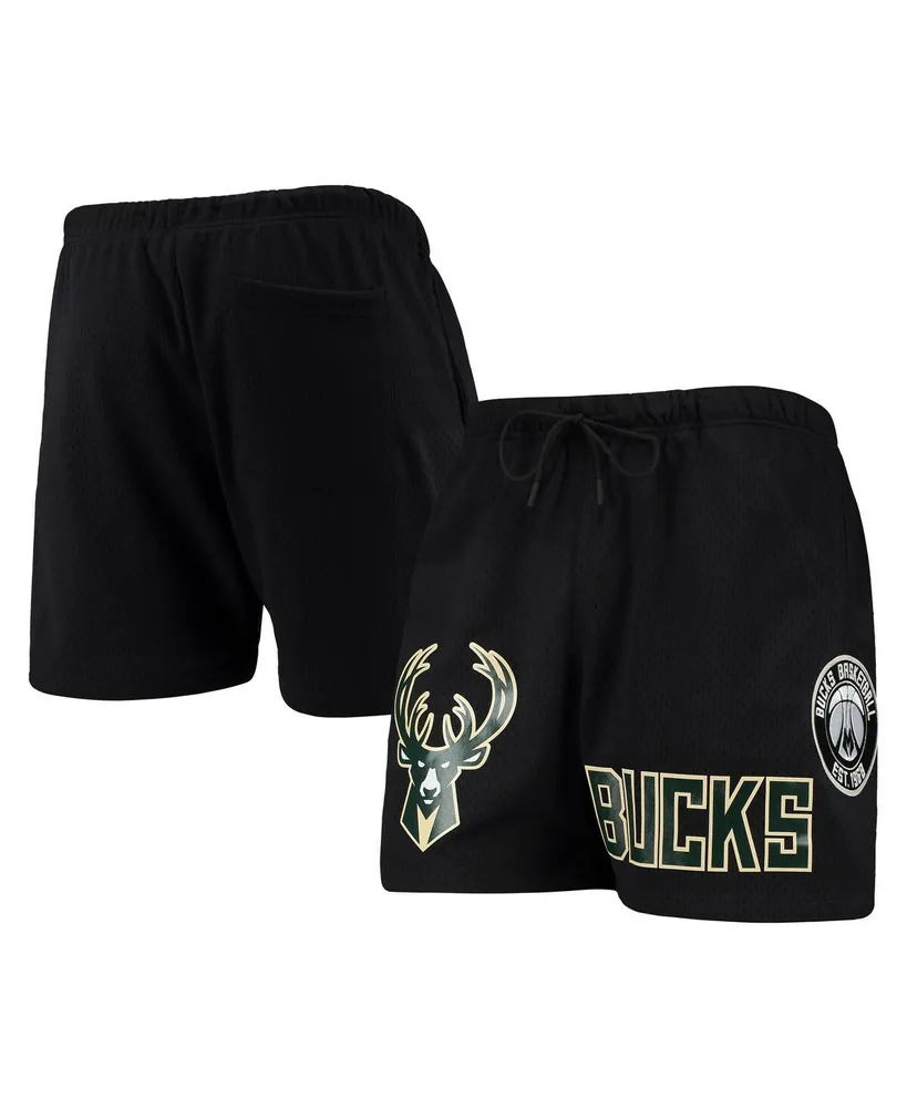 Pro Standard Men's Pro Standard Black Milwaukee Bucks Mesh Capsule Shorts